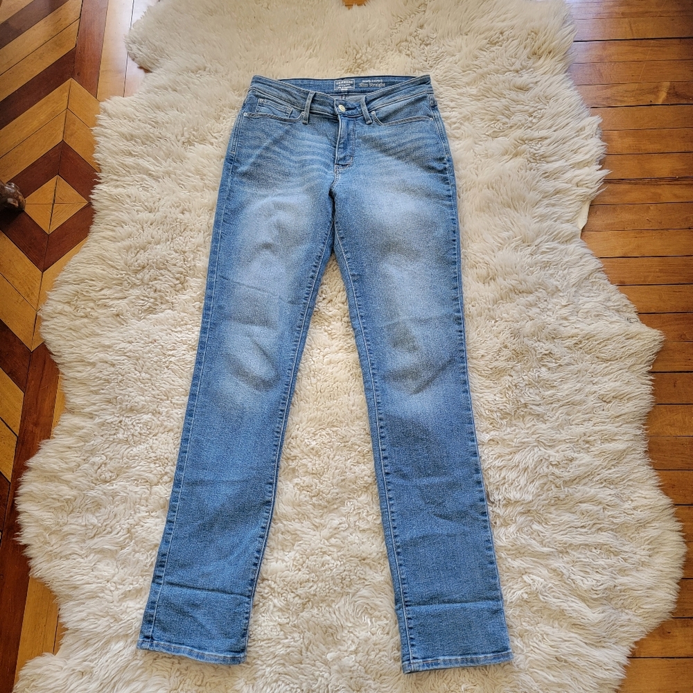 Levis Signature Classic Blue Women's Jeans Slim Straight 8 L